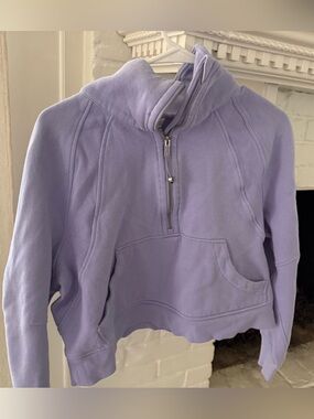 lululemon athletica Lavender Half-Zip Pullover